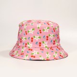 Fashion Cotton Flower Print Bucket Women Fisherman Hats