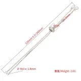 Brass Rhinestone Simple Adjustable Bracelet Bracelets Chains VL2031