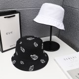 Double Side Wearing Butterfly Printing Outdoor Sunhats R-00112
