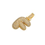 26 Gold Letter Pendant For Women Handmade DIY Necklaces VD61425