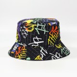Fashion Spring Summer Graffiti Bucket Hat Fisherman Hats 2021789910