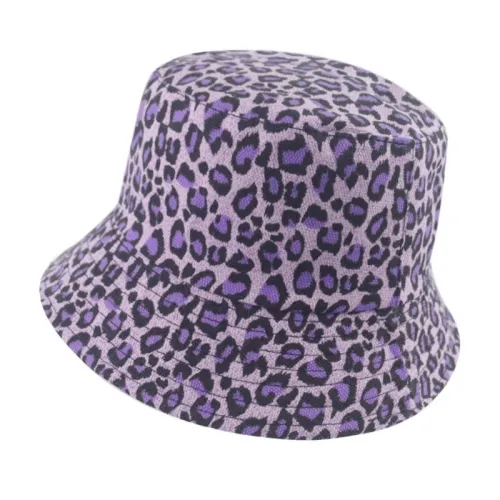 Leopard Print Bucket Hip Hop Fisherman Hats