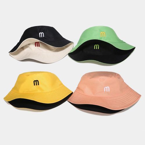 New Letter Embroidered Cotton Bucket Hats YFM73243