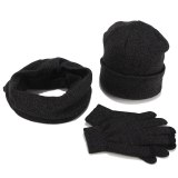 Hot Sale Hat, Scarf, Gloves, Three-Piece Winter Outdoor Warm Knitted Hat Sets ZZM28798