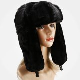 Imitation Faux Rabbit Fur Lei Feng  Protection Cold Ski Hats LFM12