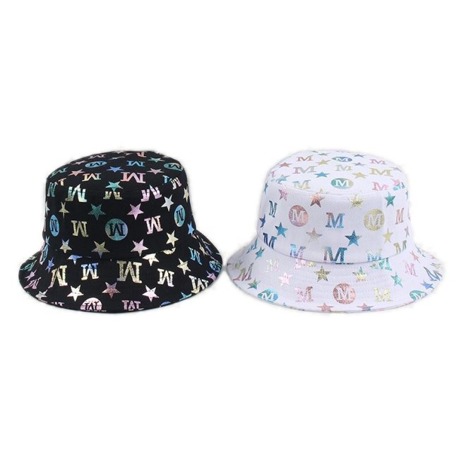 Letter Print Fishing Sun Bucket Fisherman Hats YFM83445