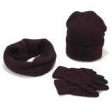Hot Sale Hat, Scarf, Gloves, Three-Piece Winter Outdoor Warm Knitted Hat Sets ZZM28798