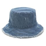 Fashion Street Raw Fisherman Hat Spring  Summer Outdoor Sun Bucket Hats YFM74758