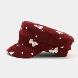 Women Fashion Butterfly Ladies Casual Flat Top Salior Hats JM1526