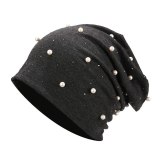 Fashion Pearl Hats Women Winter Knitted Caps TTM89