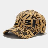 Graffiti Print Cotton Casquette Baseball Snapback Hats BQM43849