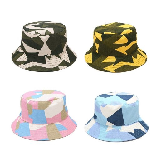 Cotton Camouflage Printing Bucket Hat Fisherman Hats YFM71223