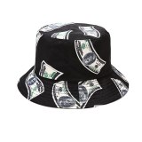 Fashion Bucket Hat Dollar Pattern Printing Unisex Fisherman Hats YFM98192