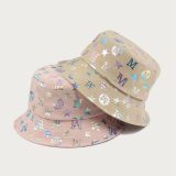 Letter Print Fishing Sun Bucket Fisherman Hats YFM83445