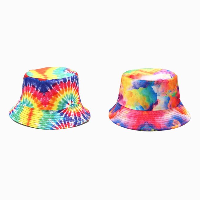 Adult Cotton Floral Printed Bucket Hip Hop Fisherman Hats YFM97485
