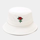 Unisex Adult Women Men Bucket Hat Rose Print Fisherman Hats YFM86677