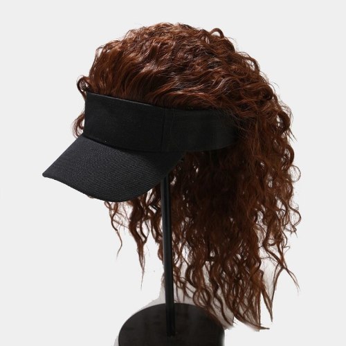 New Hot Sale Wig Women's Casual Hat Ins Street Hood Beach Sun Hats BQM42031