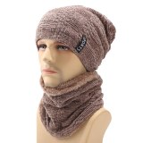 Women Thick Warm Female knit Letter Bonnet Hats ZZM32334