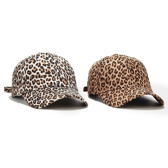 Fashion Animals Leopard Print Baseball Caps Hip Hop Hats BQM439410