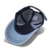 New Women's Baseball Cap Washed Retro Denim Snapback Hats BQM41021