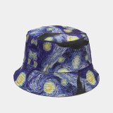 Cotton Graffiti Print Bucket Hat Fisherman Hats YFM101728