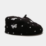 Women Fashion Butterfly Bonnet Beret Hats BLM95106