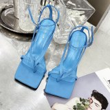 Fashion Gladiator Sandals Slides High Heels  97910-34