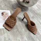 Fashion Heel Heels Slipper Slippers Slide Slides 97910-56