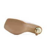 Fashion Women Comfortable Transparent High-heeled Slide Sandals 636-2637