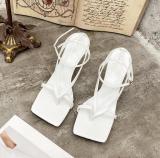 Fashion Gladiator Sandals Slides High Heels  97910-34