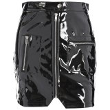 Women A-Line PU Leather Skirt Fall Winter Skirts WD0859610