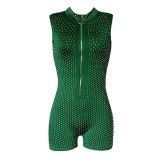 Women Sexy V Neck Sleeveless Bodysuits Bodysuit Outfit Outfits 835768
