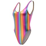 Sexy Glitter Swimsuit Women One Piece Swimwear 6800415
