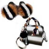 Women Fox Fur Slippers Frosted  Handbags 83-03344