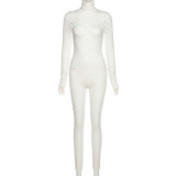 Women Zip Long Sleeve Festival Bodysuit Bodysuits K20Q09380
