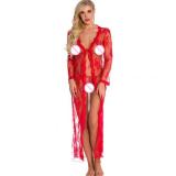 Women Erotic Long Sleeve Pajamas Lingeries Underwear 122334