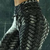 Iron Armor Weave Printed Leggings Women High Waist Yoga Pants K189094105