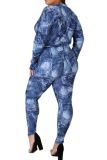 Women Print Two Piece High Waist Bodysuits Bodysuit Outfit Outfits AG808798