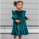 Girls and Mother Vintage Parent-child Dress Dresses QZ1905869