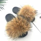 Summer Ladies Furry Slippers High Quality Slides