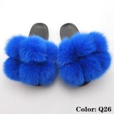 Fur Slippers Women Furry Slides