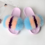 Fur Slides Women Summer Slippers