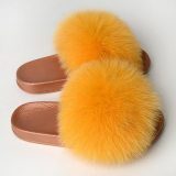 Women Slippers Fur Furry Slides