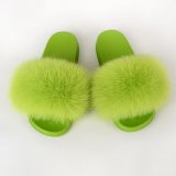 Women Fur Slippers Slides