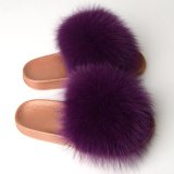 Women Slippers Fur Furry Slides