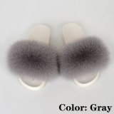 Fur Slides Women Plush Furry Slippers