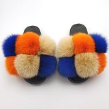 Fur Slippers Women Furry Slides