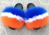 Women Girl Lovely Furry Fur Slippers Slides