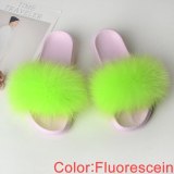 Fur Slides Women Summer Slippers