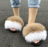 Ladies Winter Warm Fur Slippers Slides